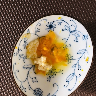⁑離乳食 モグモグ期⁑高野豆腐とかぼちゃの煮物